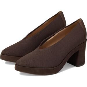 Eileen Fisher Signy Chocolate Stretch Women's Heels Sz 8.5 Floor Model Condition